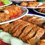 หมูทอดไก่ทอด